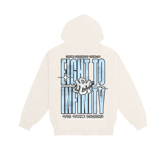 8 to infinity Hoodie Ivory